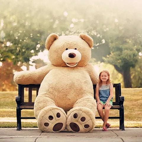 1pc Huge Size 260cm American Giant Bear Skin ,Teddy Bear Coat ,Good Quality Factary Price Soft Toys For Girls Popular Gift