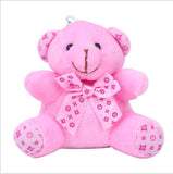 teddy bear stuffed toys plush toy Key chain dolls cloth dolls wedding celebration Street vendors 10 cm high