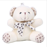 teddy bear stuffed toys plush toy Key chain dolls cloth dolls wedding celebration Street vendors 10 cm high